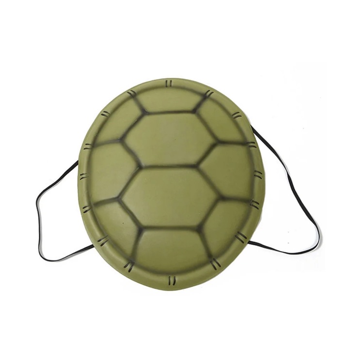 Costum carapace broasca testoasa YANYXR verde elastic 40x50cm