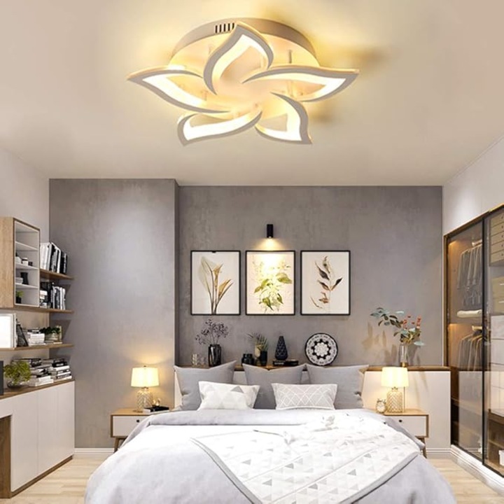 JIJU® LED полилей с Wifi дистанционно управление D58cm 2.4G светлина/студено/топло/неутрално регулируем интензитет