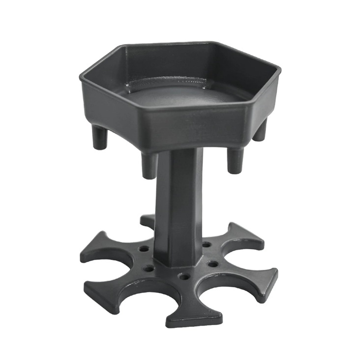 Dispenser si suport shoturi 6 locuri YANYXR negru auriu 11.4x12x13cm