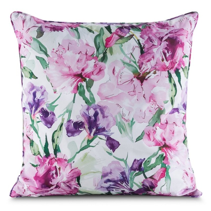 Fata de perna decorativa, 45x45cm, poliester, multicolor