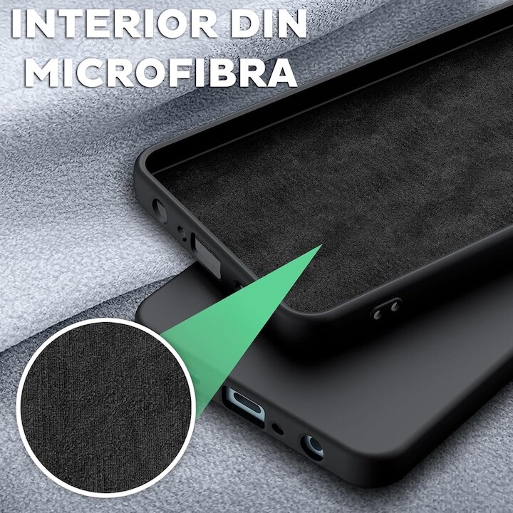 Husa pentru Nothing Phone (3a) Pro Daden® Silicon SoftFlex, Ultra Slim, Protectie sporita, Interior de microfibra, Mov deschis