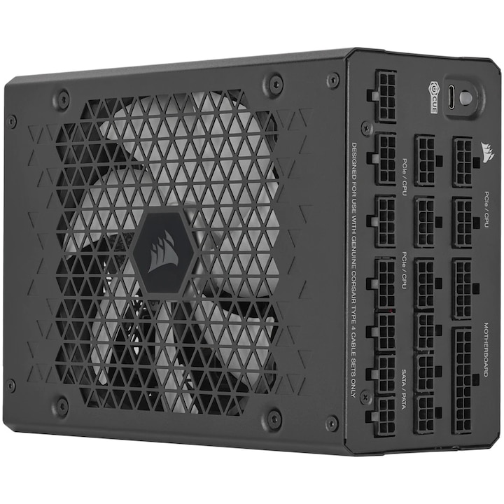 Sursa Corsair HX1500i, 1500 Watt, 80 PLUS Platinum, ATX 3.1 & PCIe 5.1 compliant, negru