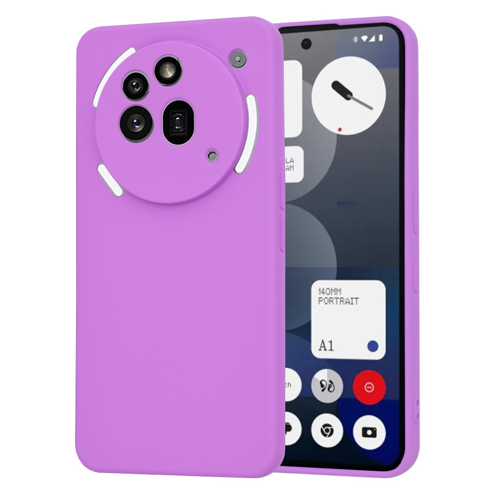 Husa de protectie Soft Flex Silicone pentru Nothing Phone (3a) Pro, Purple