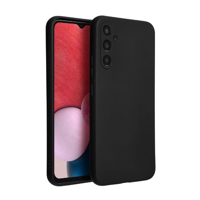 Husa telefon compatibila cu Samsung Galaxy A54 5G, Soft Silicone Premium, Anti-Soc, Protectie camera, Microfibra interior ( catifea ), Margini Ridicate pentru Protectia Ecranului, Negru