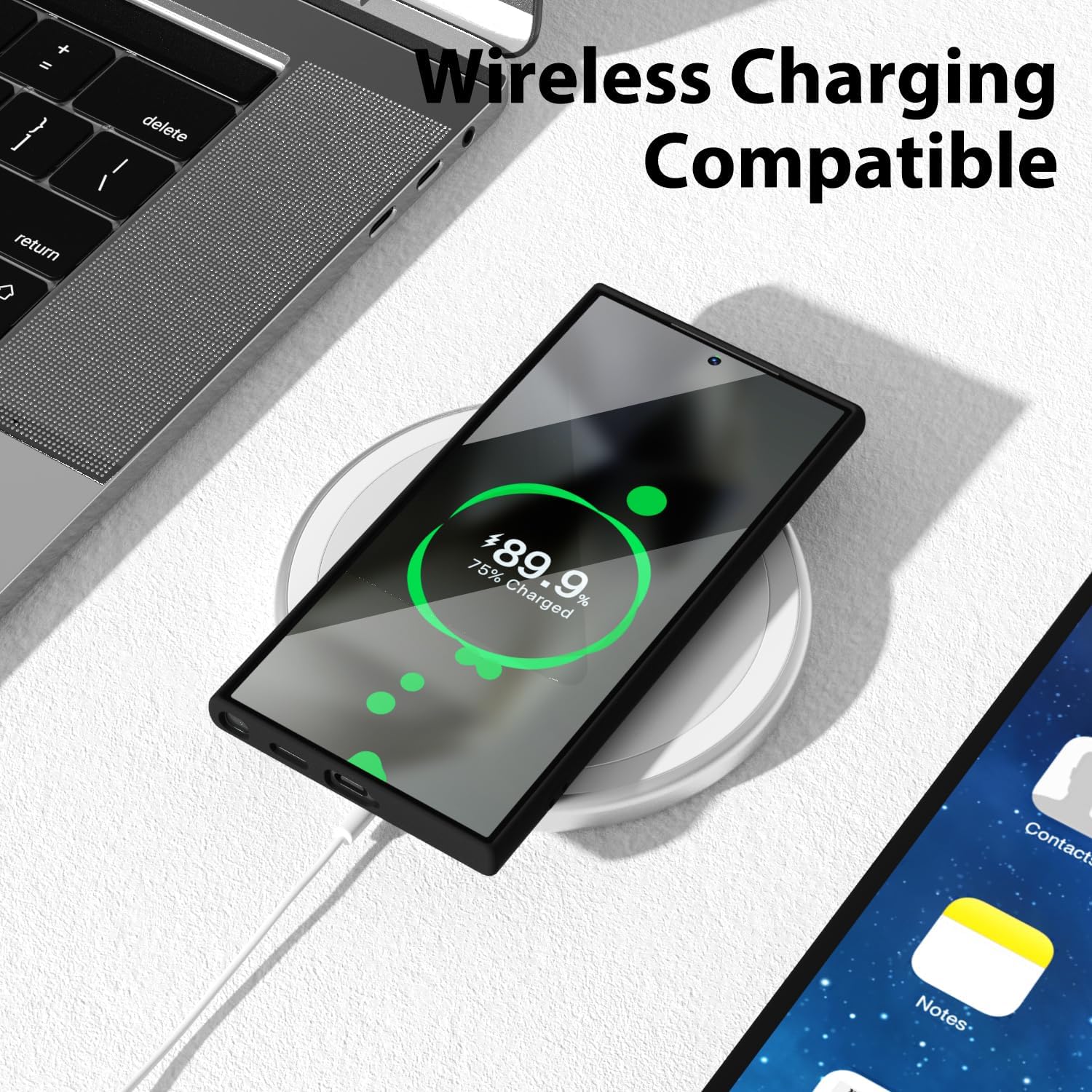 Husa telefon compatibila cu Samsung Galaxy S22 Ultra, Soft Silicone Premium, Anti-Soc, Protectie camera, Microfibra interior ( catifea ), Margini Ridicate pentru Protectia Ecranului, Negru