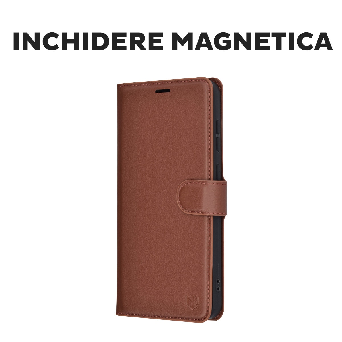 Husa pentru Honor 400 Smart / X7d 4G Tip Carte, Leather Folio, Functie de Stand, Calitate Premium, Antisoc, Protectie Sporita, Maro