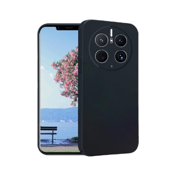 Husa compatibila cu Huawei MATE 50 / 50 Pro, Tehnologie MagSafe, protectie camera, All Black