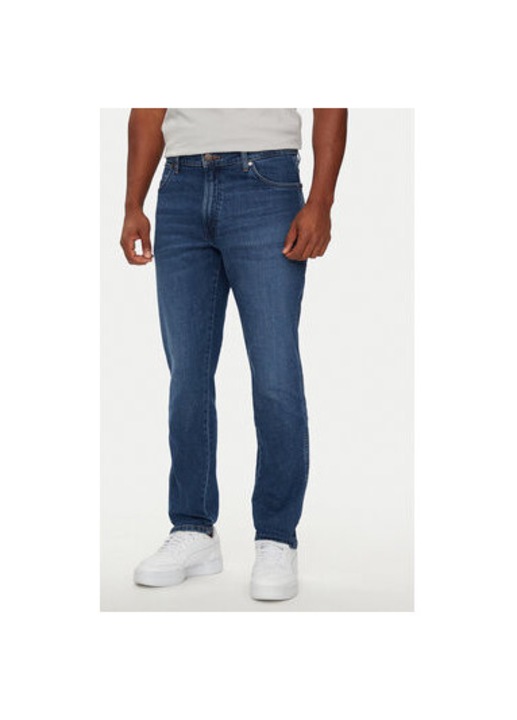Férfi farmernadrág, Wrangler, 304288463, Pamut, Elasztán, Kék, Kék