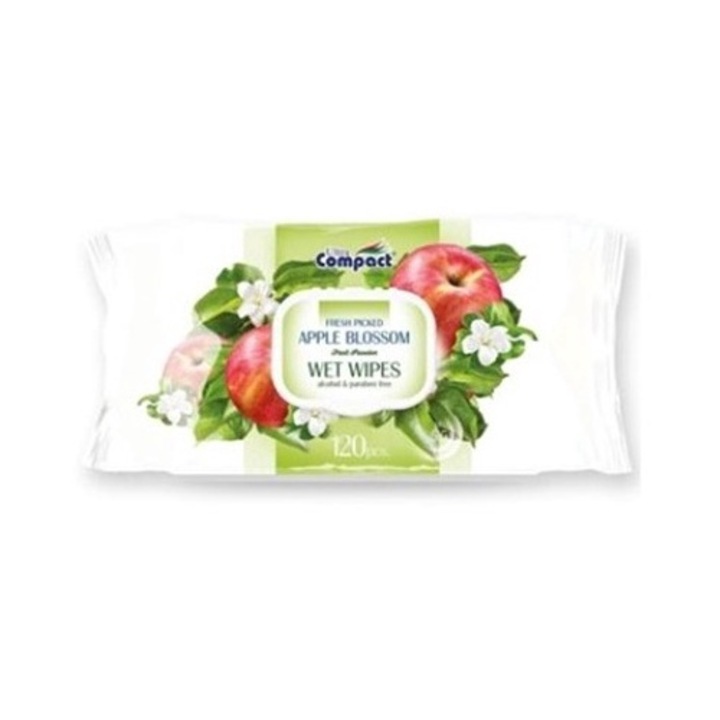 Servetele umede 120 buc/pac Apple Blossom cu capac Ultra Compact