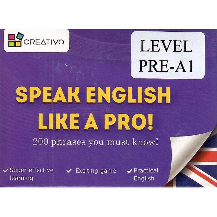 Speak English Like a Pro! Cards - Level Pre-A1