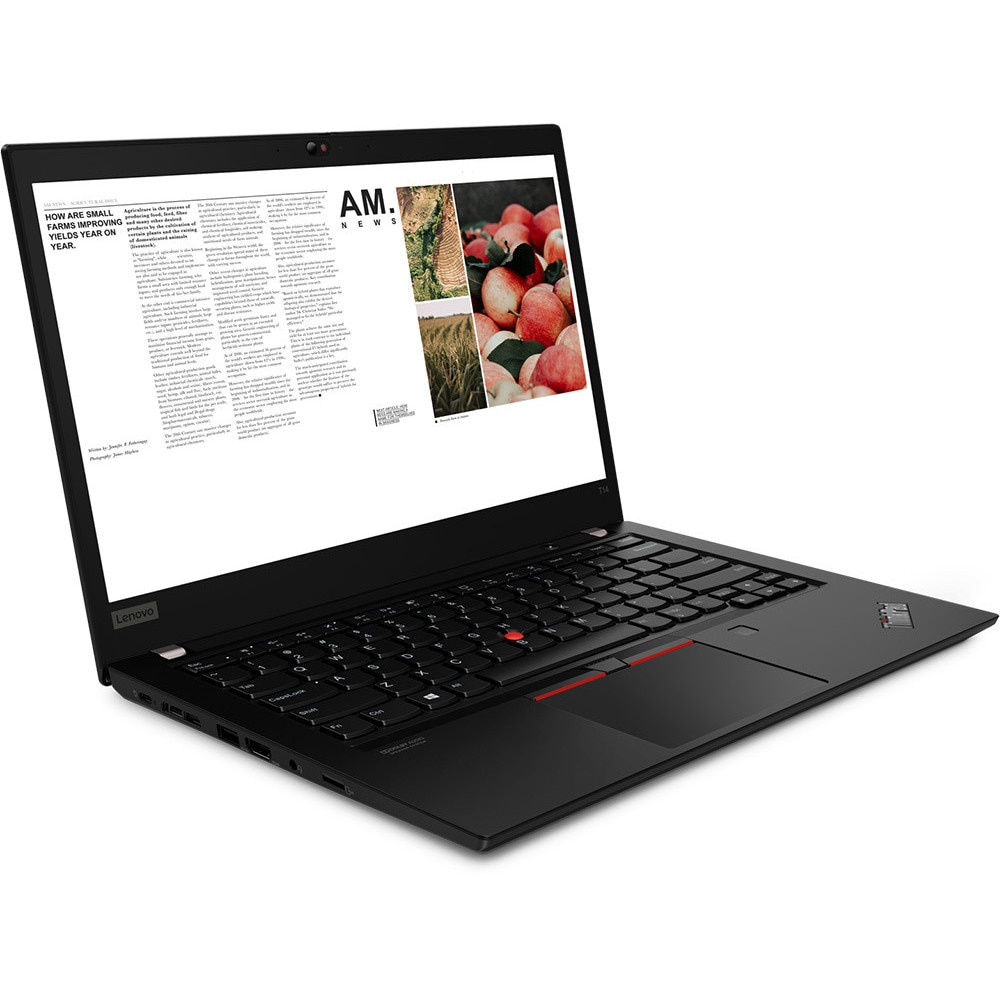 Laptop Lenovo ThinkPad T14 Gen 2 AMD, 14" FHD IPS, AMD Ryzen 5 PRO 5650U 6-core, 40 GB DDR4, 512 GB SSD m2 PCIe, AMD Radeon Graphics, Windows 11 Pro, 1.46 kg Black