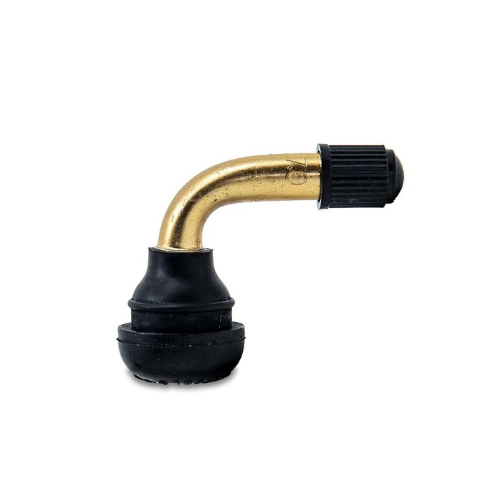 Set 10 bucati valve tubeless curbata 90 grade pentru trotineta electrica 70mm