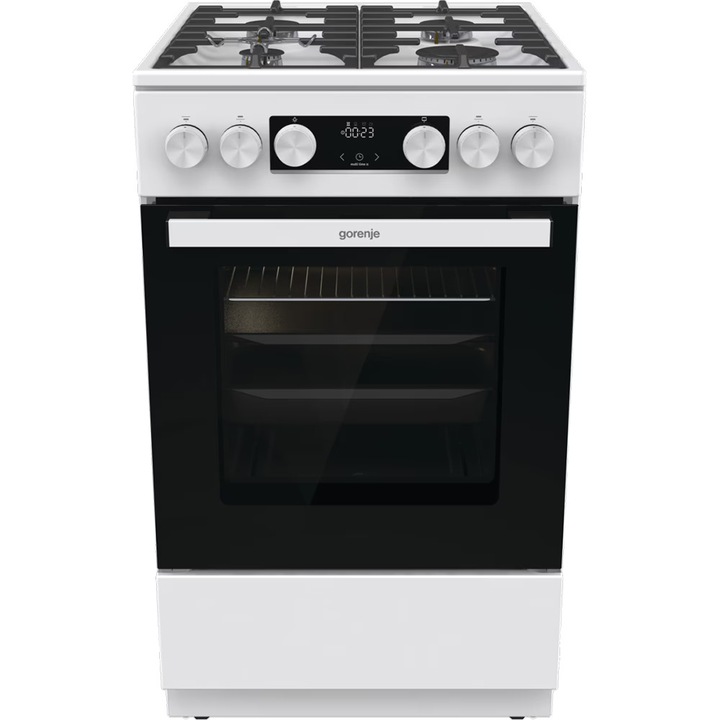Aragaz GORENJE GGI5C21WF-B, 4 arzatoare, Gaz, L 50 cm, Grill, Alb