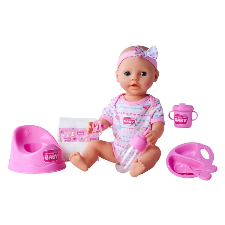New Born Baby Set Bebelus Roz