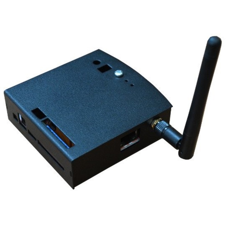 Carcasa metalica OLIMEX, pentru ESP32-EVB-EA, set cu 8 suruburi M3x4 si 4 suruburi HEX3x6, 85x80x25mm