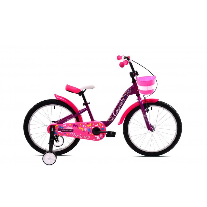 Capriolo Viola 20" gyerek kerékpár Lila