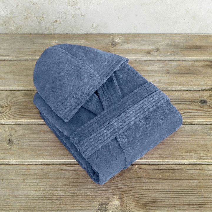 Halat de baie Zen Shadow Blue Nima