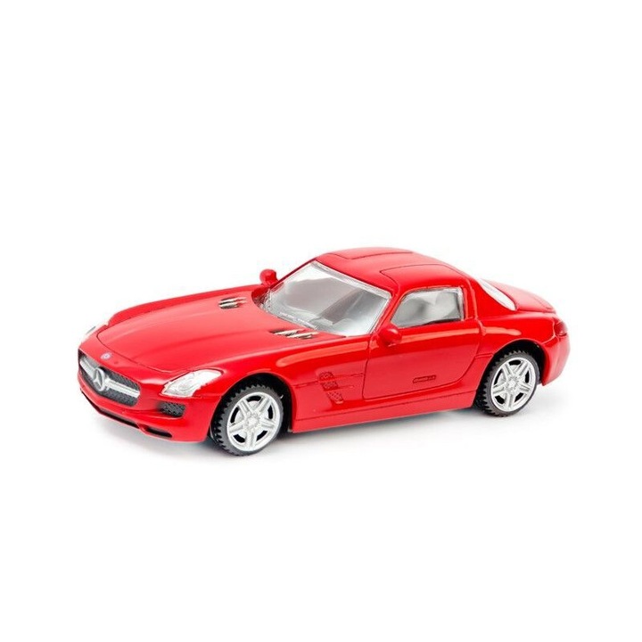 Rastar Model MERCEDES SLS 1:43 autó, piros, 11cm