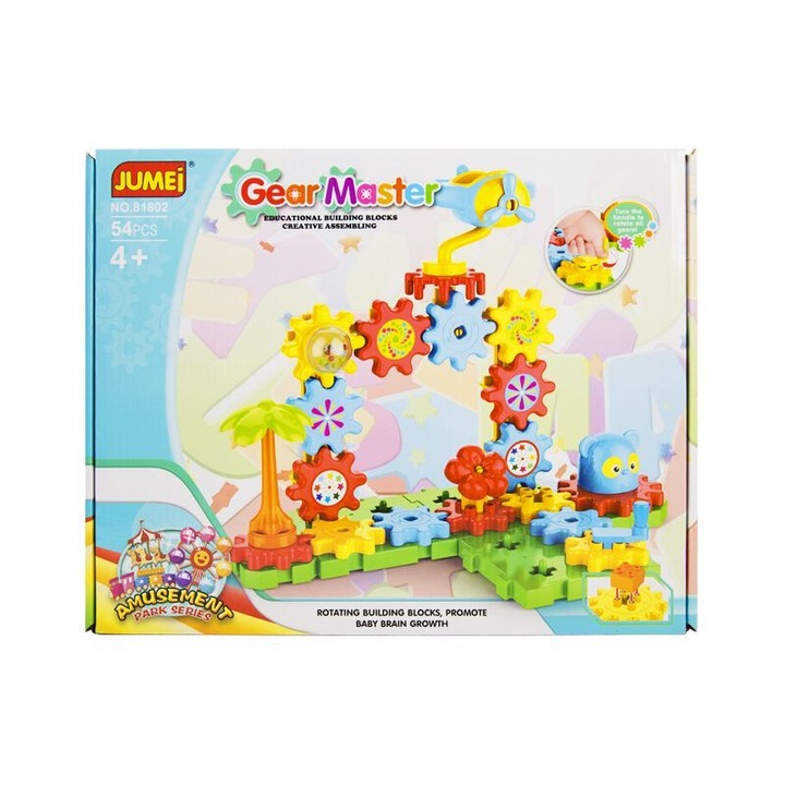 Конструктор Jumei, 54 елемента, многоцветен, +4г