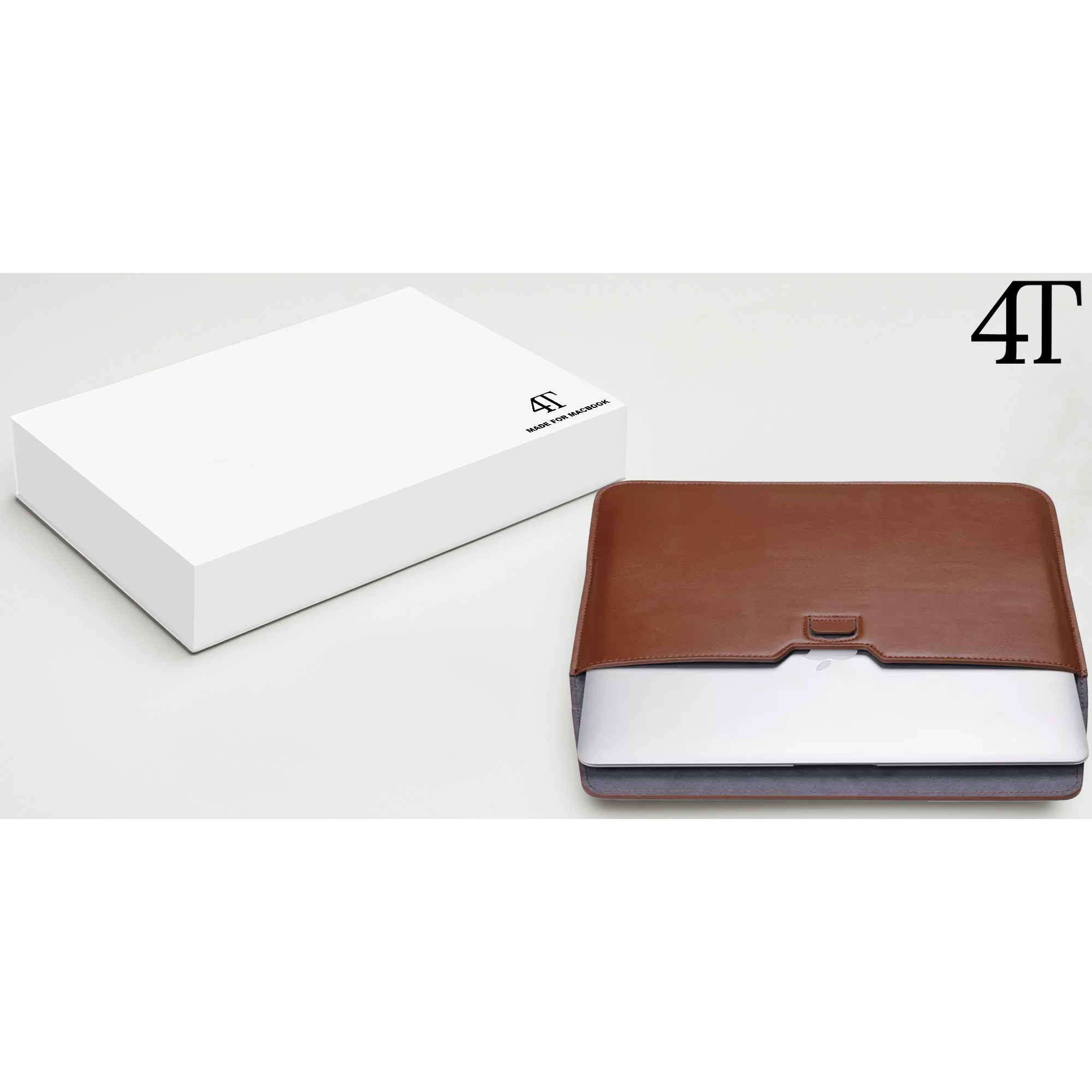 Husa laptop 4TechGoods, pentru MacBook Pro 15"-16", ecologica, impermeabila, 38,4x27cm