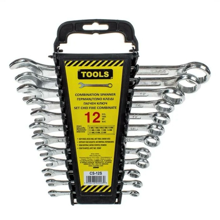 Set 12 Chei Fixe/Combinate, Firstspot, 6-22mm, Husă Practică