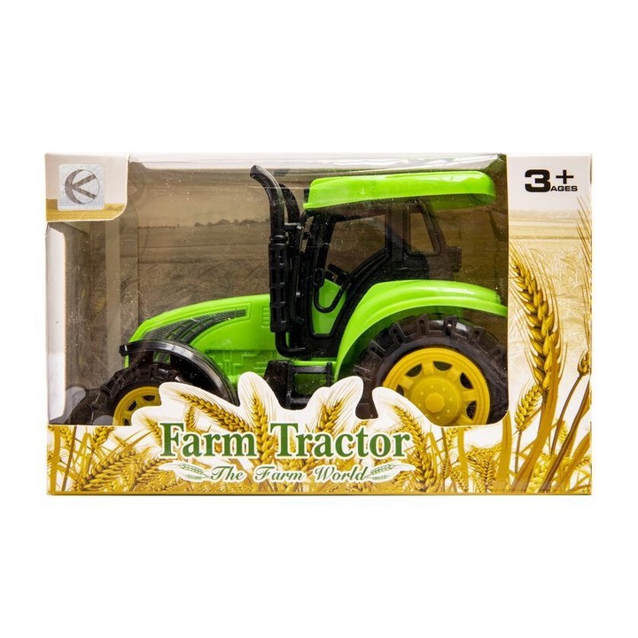 Зелен трактор с мотор Kathay-Haster 16x9x10см