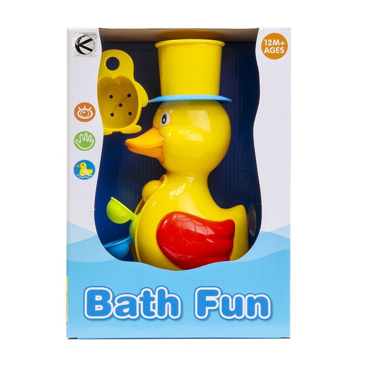 Играчка за баня Kathay-Haster, цветно пате, 28 см