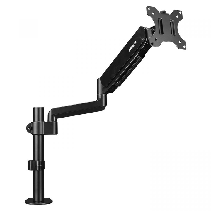 Everest MS-221 Monitor tartó 32", állítható, fekete, falra szerelhető
