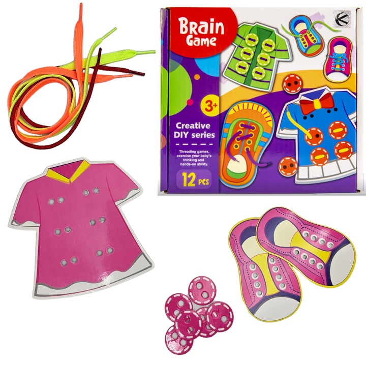 Образователна игра, Kathay-Haster, комплект канапи, многоцветни, 12 части, +3г