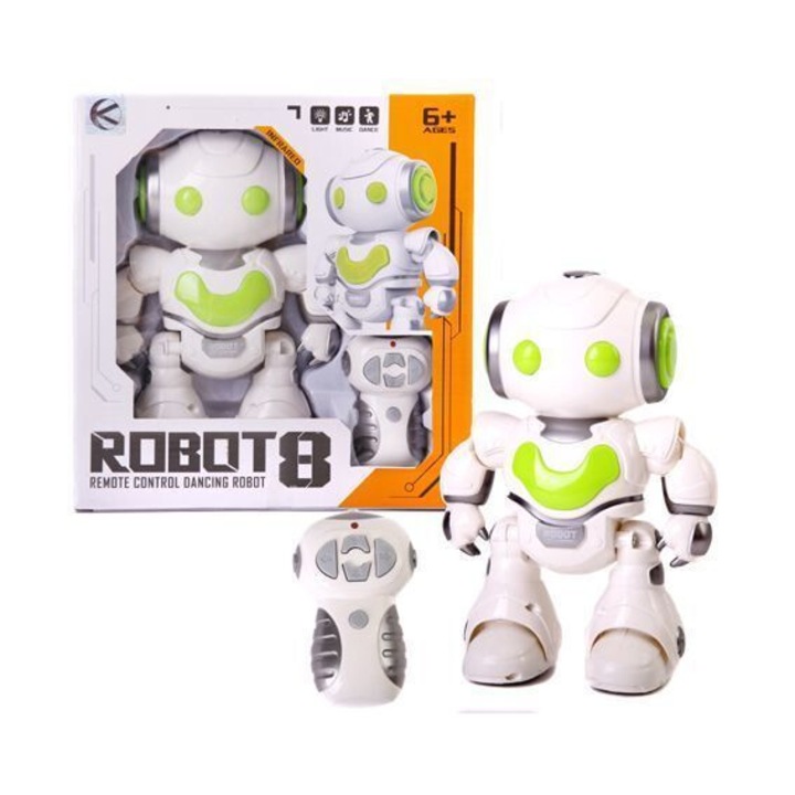 Интерактивен робот, Kathay-Haster, 23 см, със звуци и светлини