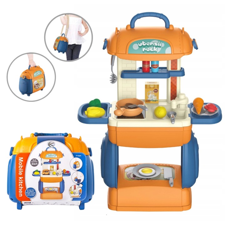 Комплект кухненски прибори, Kathay-Haster, 31 елемента, 22x12x21 см, многоцветен