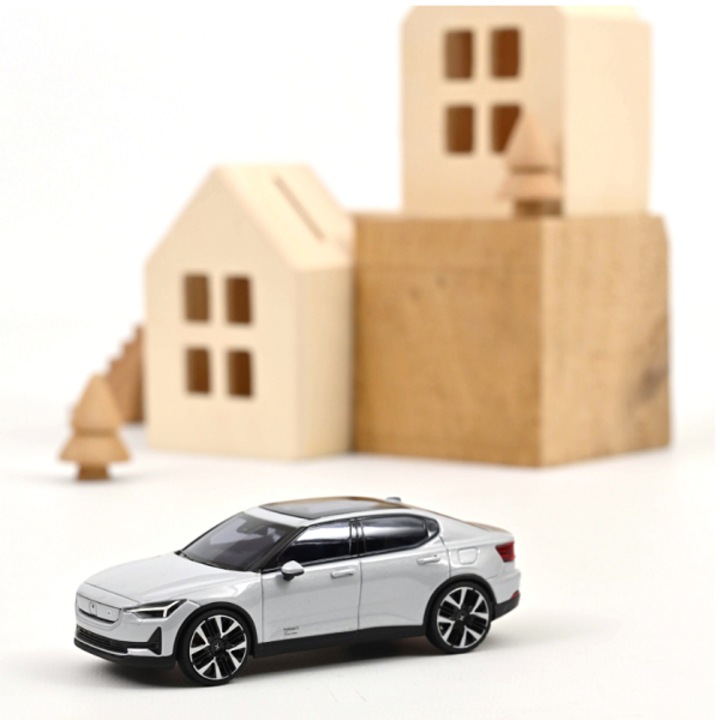 Polestar II modell, 2024. ezüst, Norev 1/43