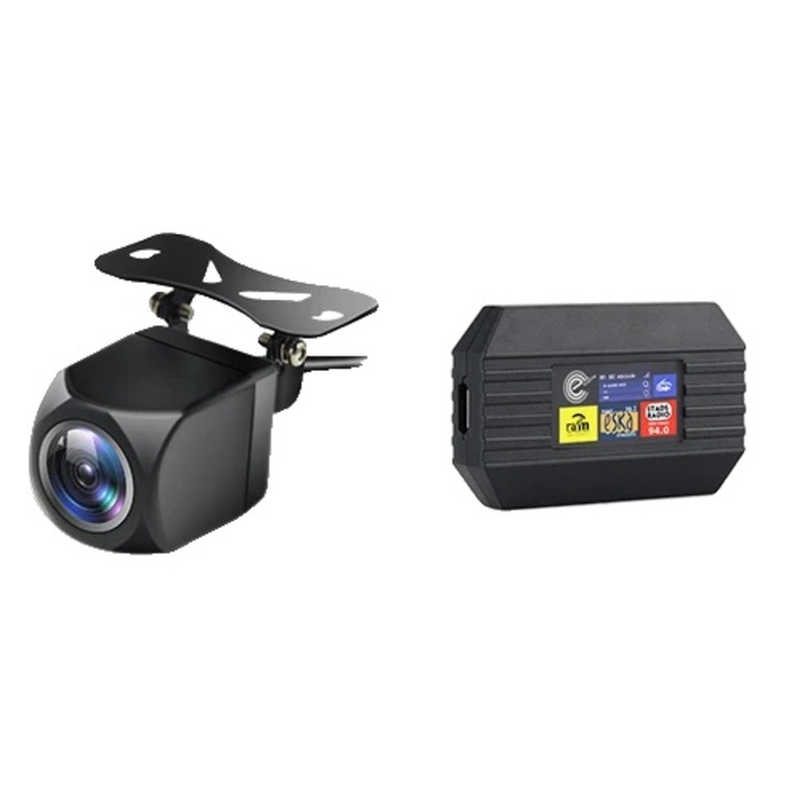 Camera auto spate HS20 DAB, Junsun noapte, 1080P, unghi larg, cablu 6m