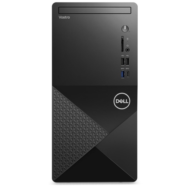 Настолен компютър Dell Vostro 3030 MT, N2002VDT3030MTEMEA01.UBU.32GB.1TBSSD.1TBHDD, Intel Core i3-14100 (4-ядрен) BOX, Intel UHD Graphics 730, 32 GB 4800 MHz DDR5, Черен
