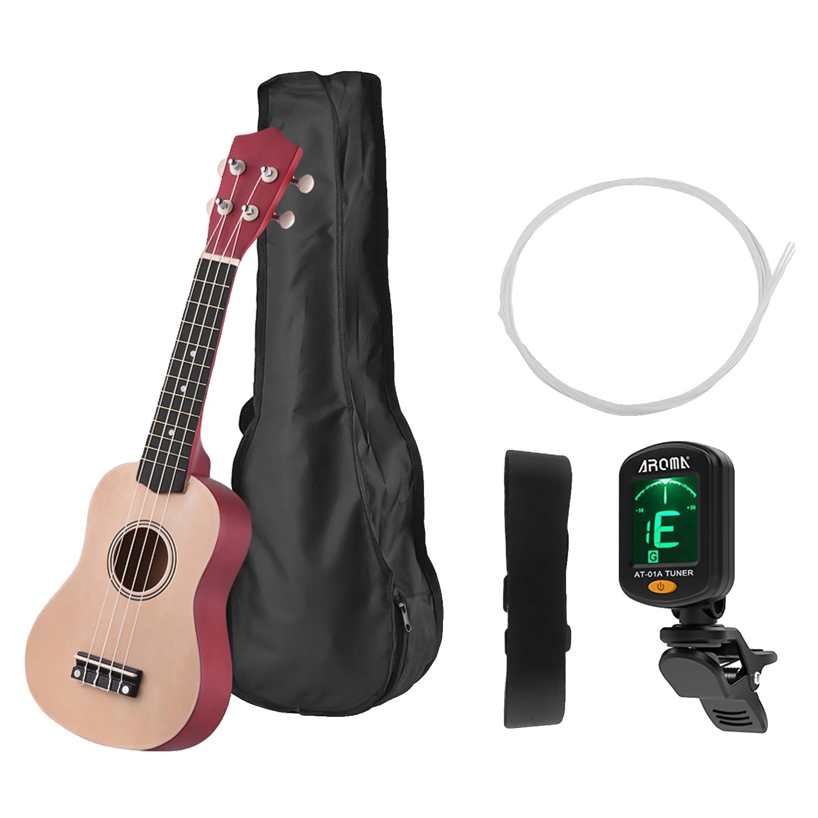 uku.lele ★2 Ukulele soprano acustic, set complet pentru incepatori, culori