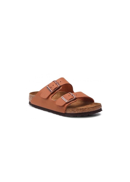 Sandale Birkenstock Arizona, piele intoarsa, maro, 41 EU
