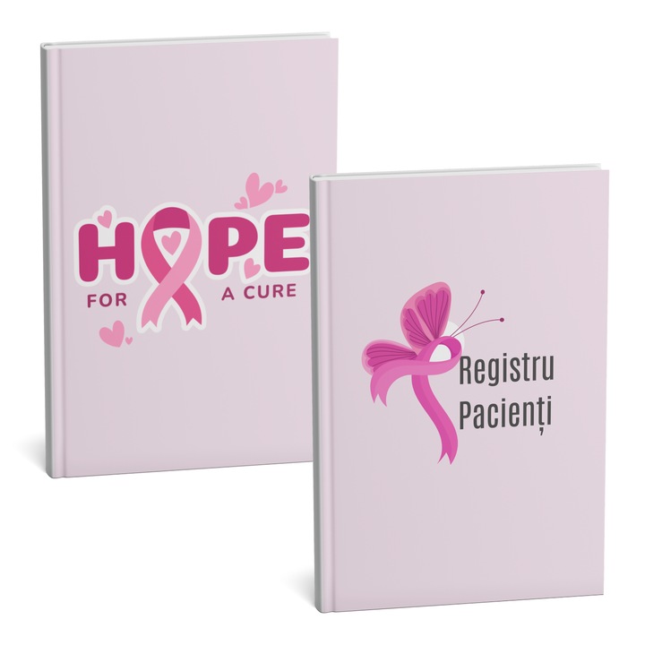 Registru Evidenta Pacienti Oncologie, A4, personalizat, 100 pagini, coperta cartonata/hardcover, legat, portret