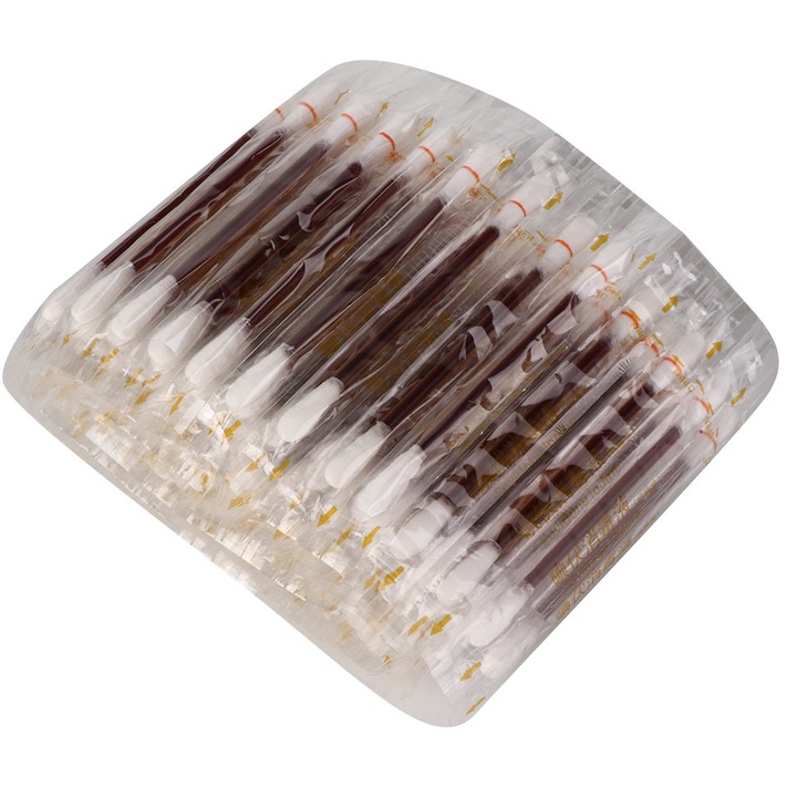 Set 100 Tampoane de bumbac cu iod, Enforose, dezinfectare ranilor, 7.8x0.5cm