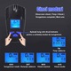 Ciclocomputer Wireless pentru bicicleta，5 moduri comutabile, 2000 mAh, rezistenta la apa IP6, incarcare USB, lumina puternica, afisaj inteligent al sursei de alimentare, far frontal, potrivita pentru toate bicicletele montane si de sosea