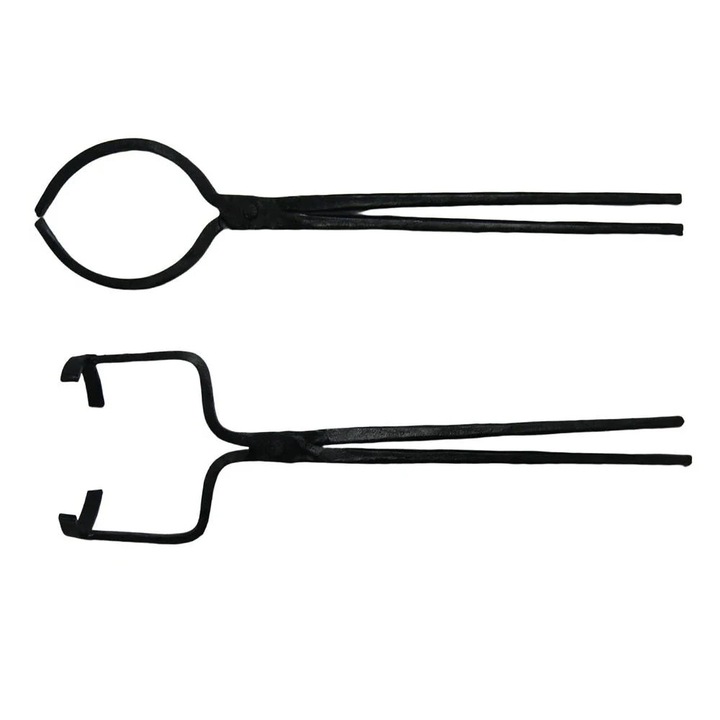 Sütőfogó, állítható, strapabíró acél, 17x65cm, fekete