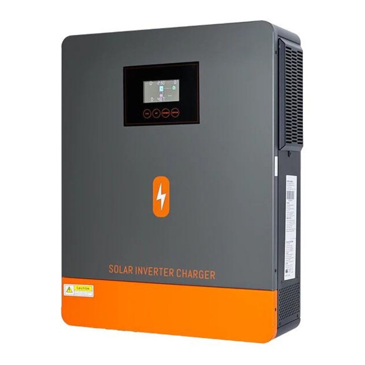 Inverter hibrid solar 4.2KW, 6200W putere maxima, 80A MPPT, 60~450VDC, 16.65x13.15x4.33 in