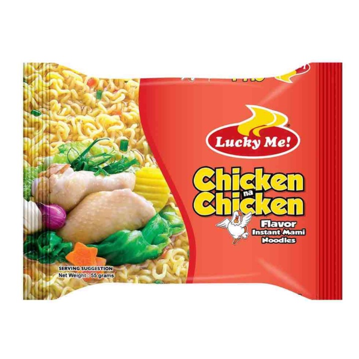 Taietei Instant Lucky Me Instant Mami Chicken na Chicken 55G