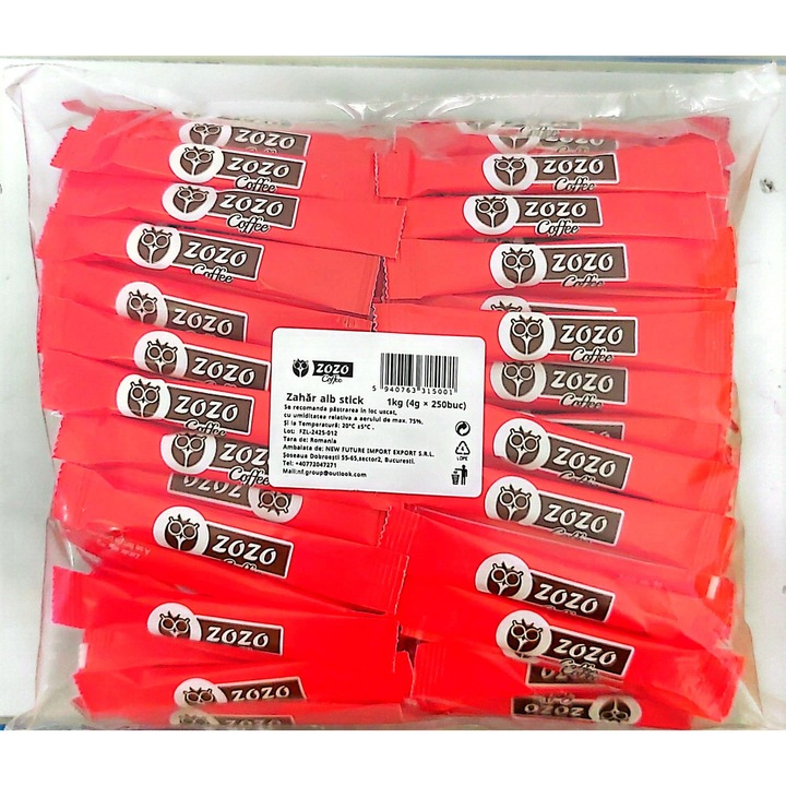 Zahar alb plicuri Zozo, 250x4g