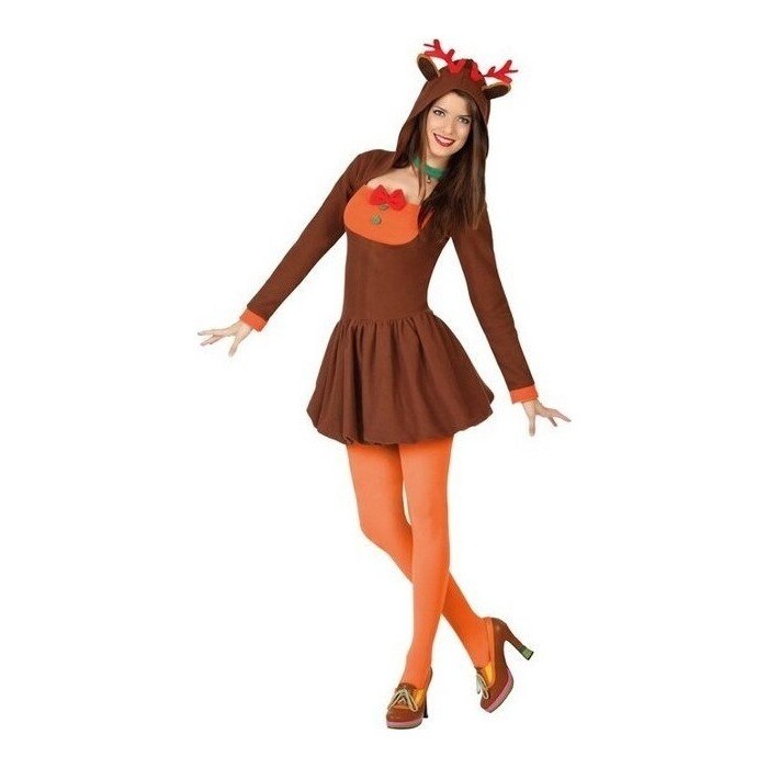 Costum Renul lui Mos Craciun pentru femei M-L