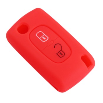 Husa silicon Peugeot, Citroen 2 butoane Husa silicon Peugeot, Citroen 2 butoane