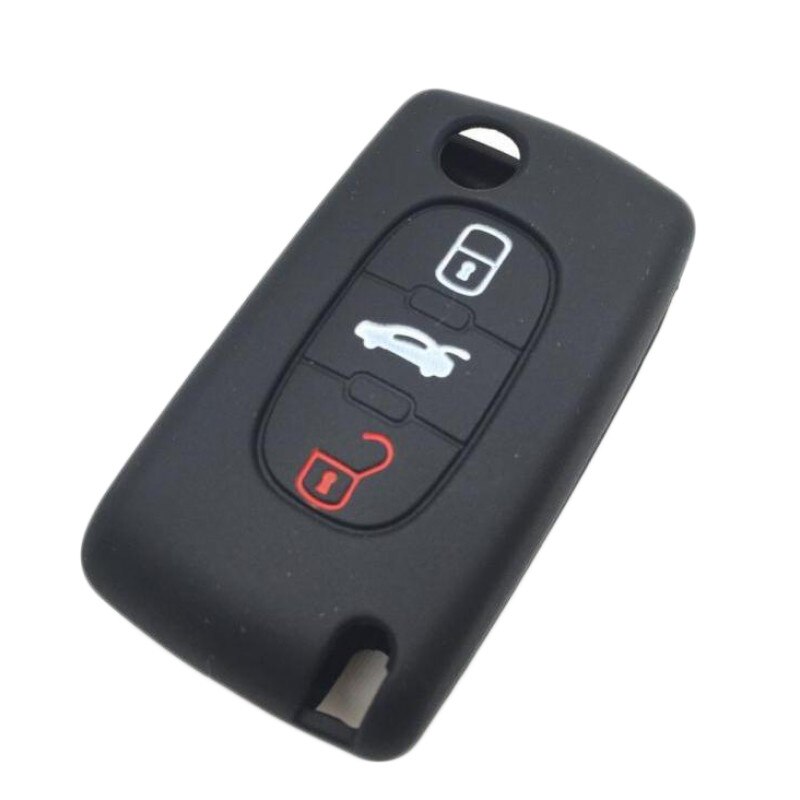 Husa silicon Peugeot, Citroen 3 butoane