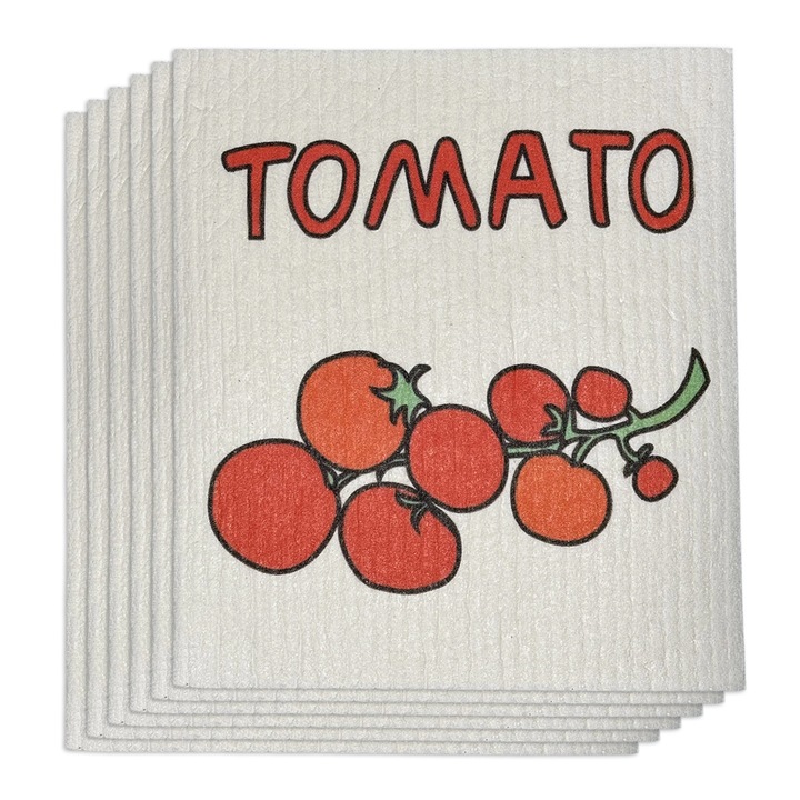 Set de 6 lavete reutilizabile ecologice, 100% biodegradabile, lavabile, design scandinav, 14-11, Curatare sticla, Fara particule de prosoape, fara amprente de apa, fara praf, Fara ranire a suprafetei