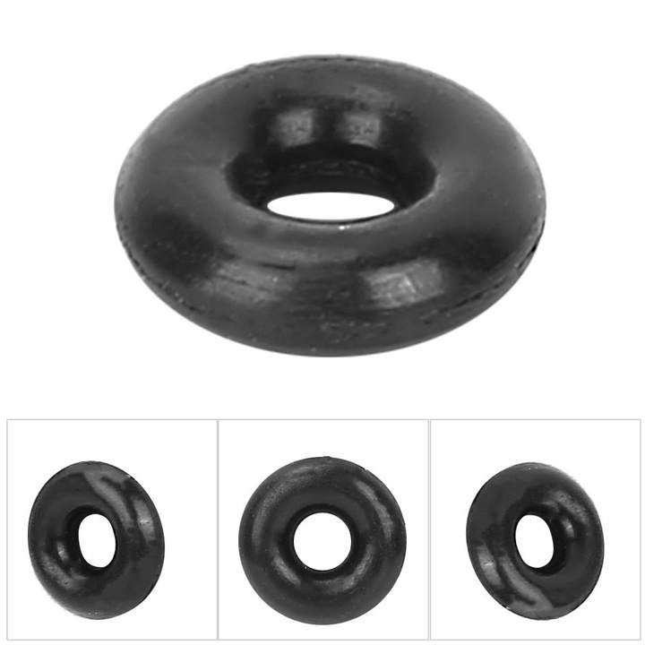 Уплътнителен О-пръстен за уплътнителни приложения, нитрилни гумени О-пръстени за професионални водопроводни инсталации, 500 бр. черни, високи механични свойства, устойчивост на абразия и натиск, водоустойчиво уплътнение за масло и вода