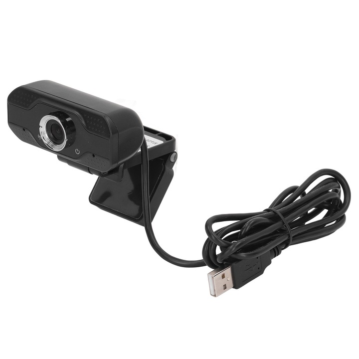 USB webkamera 1080P 30 Fps mikrofonnal, autofókusszal, többszínű, 120 g