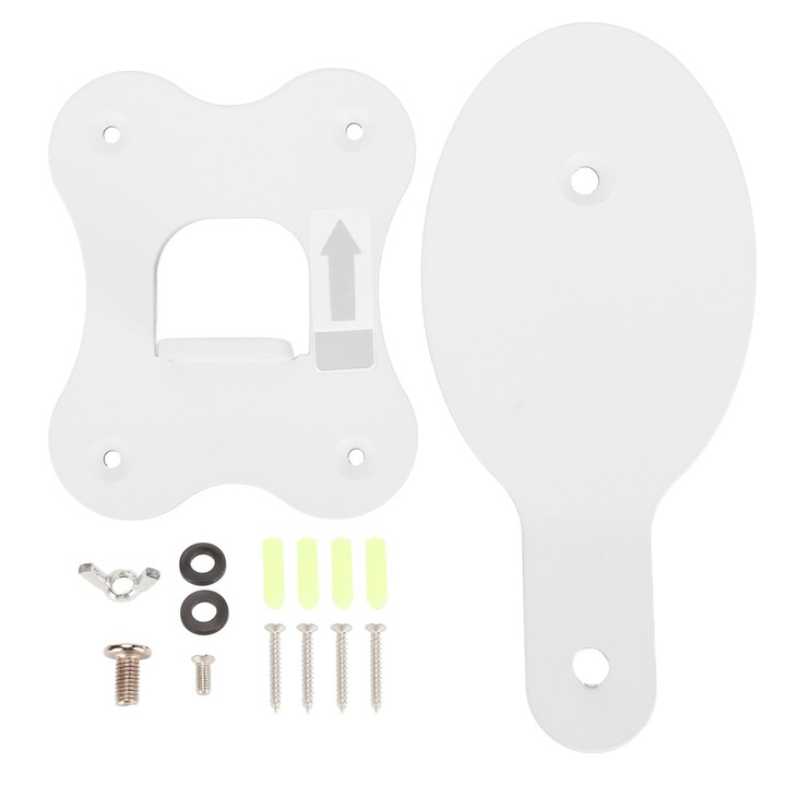 Hangszóró fali tartó, fémes, fehér